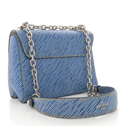 Louis Vuitton Epi Twist Shoulder Bag PM Denim Light 3 of 12