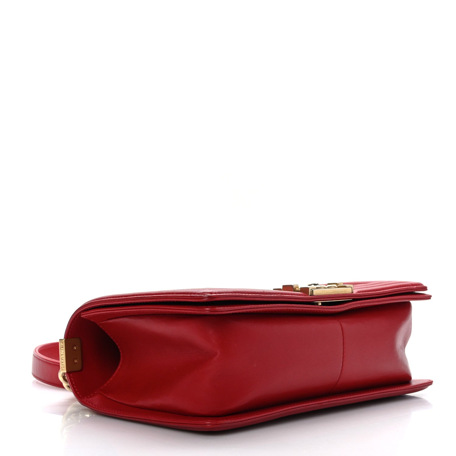 Chanel Lambskin Quilted Medium Boy Flap Red 4 of 9