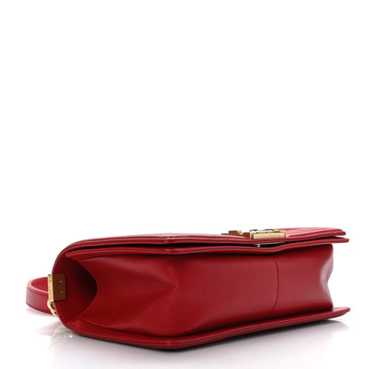 Chanel Lambskin Quilted Medium Boy Flap Red 4 of 9