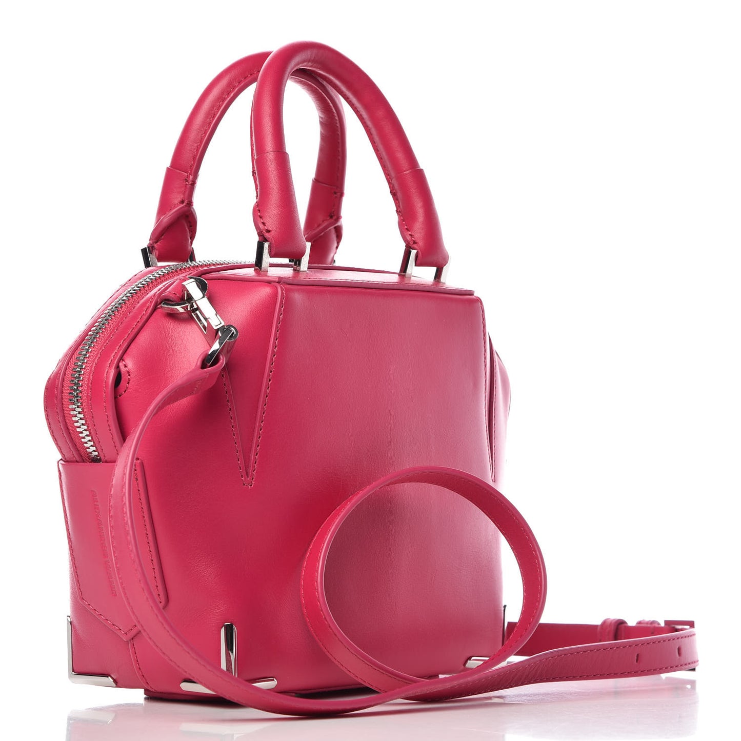 Calfskin Mini Emile Fuchsia