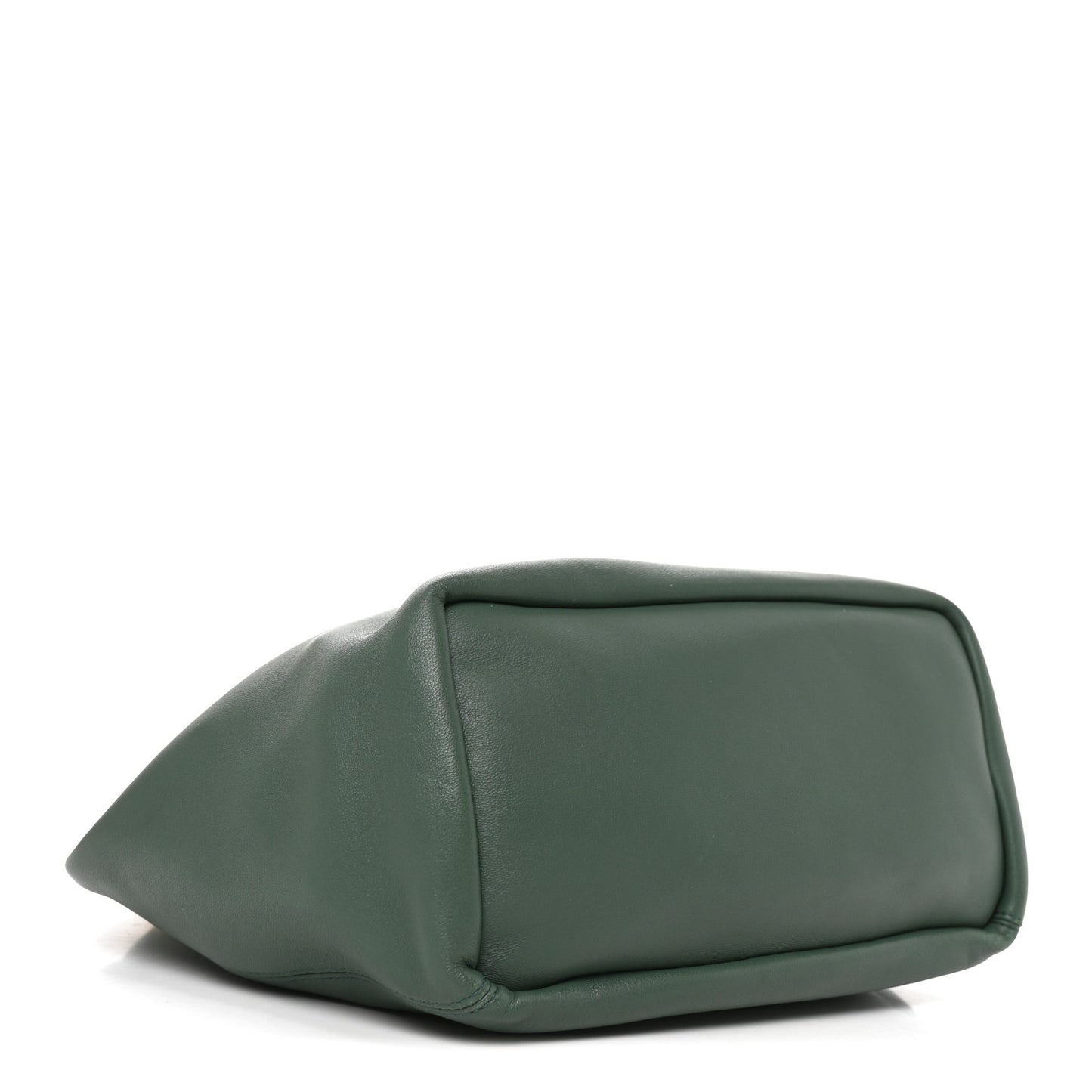 Mellow Nappa Lambskin Small Squeeze Bag Green