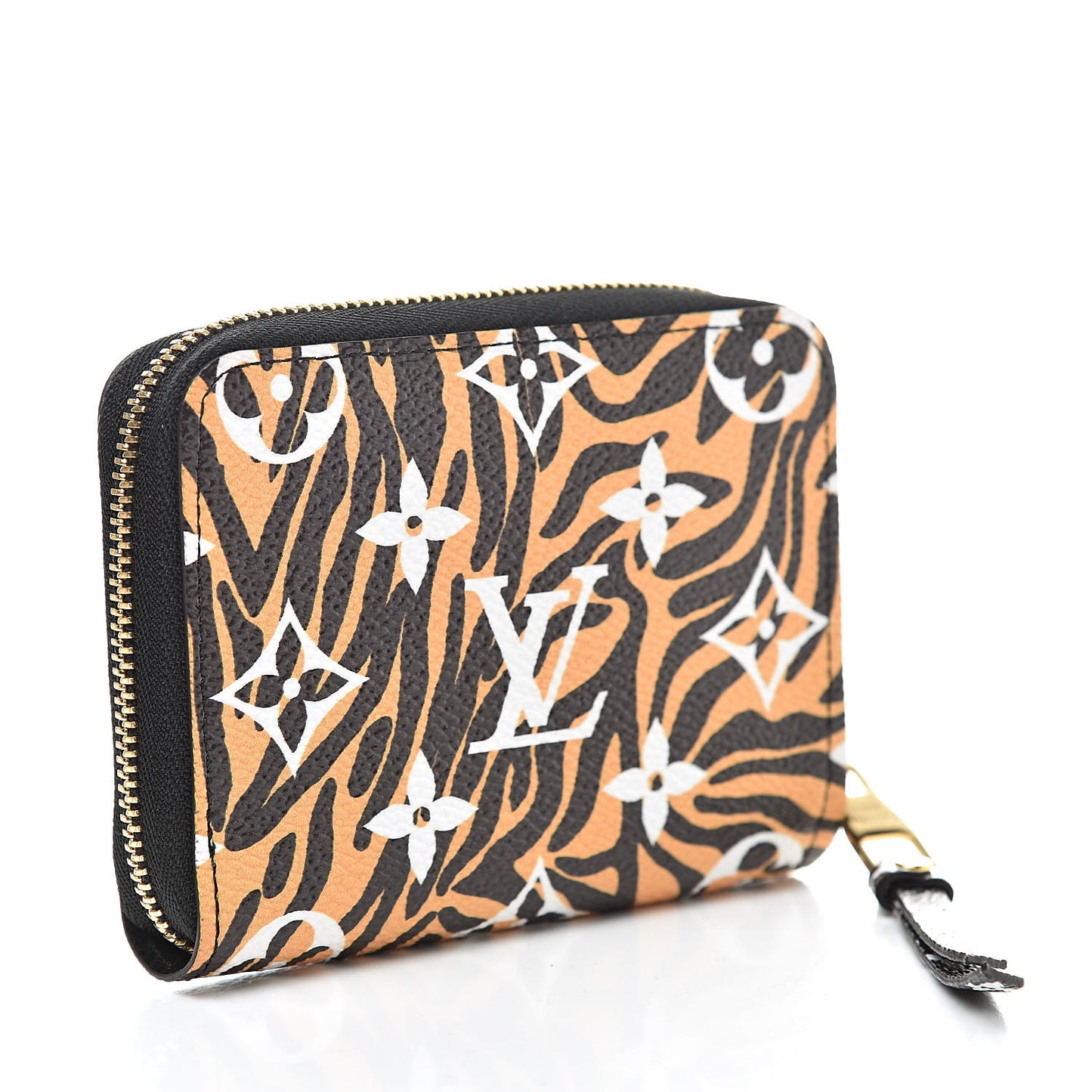 Monogram Giant Jungle Zippy Coin Purse Black