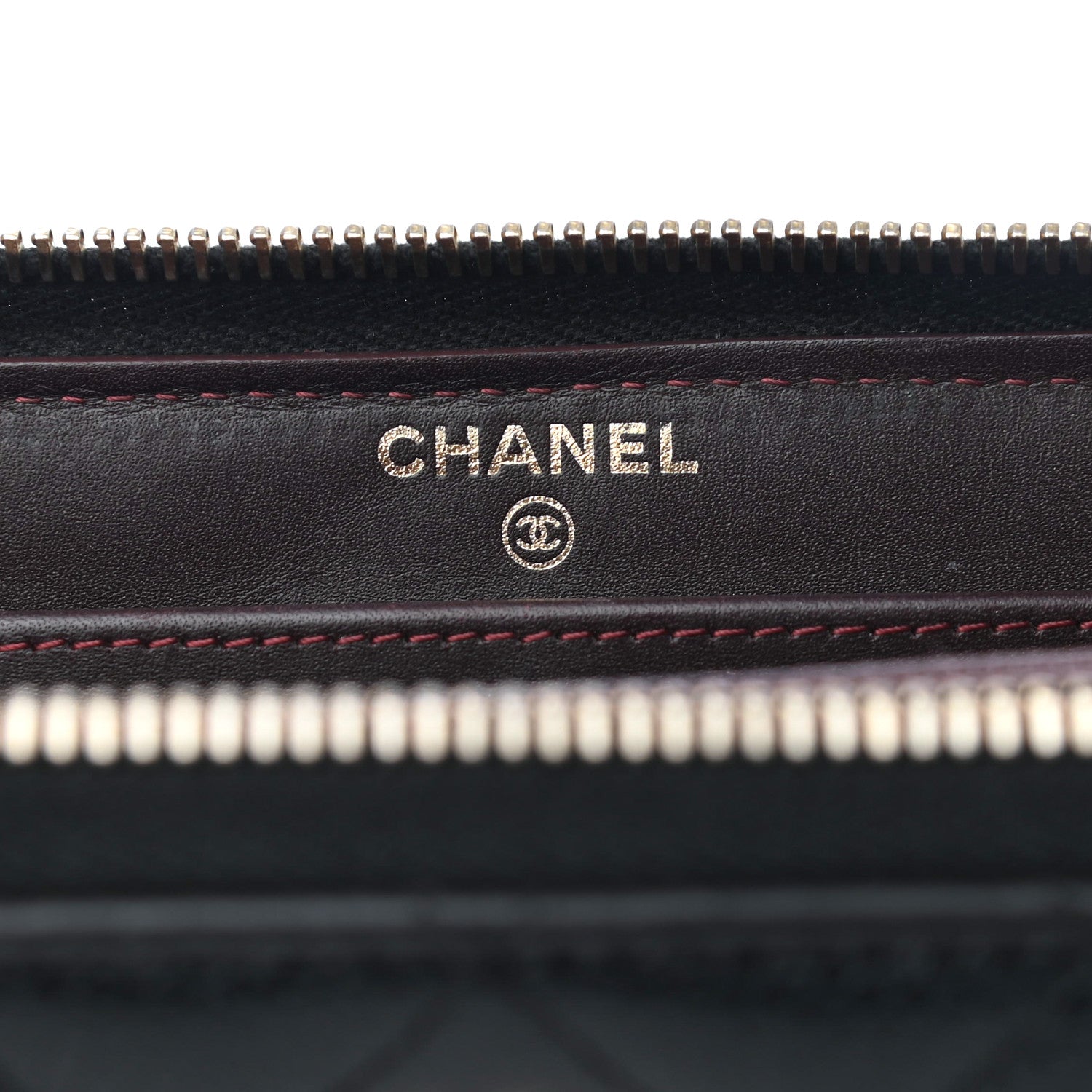 Chanel Caviar Quilted Large Gusset Zip Around Wallet Black 6 of 8