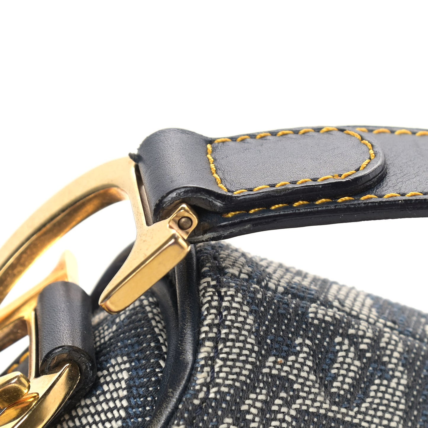Monogram Saddle Bag Blue