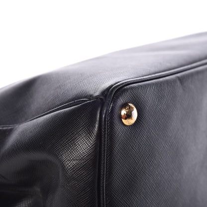 Prada Saffiano Large Galleria Double Zip Tote Black 13 of 19
