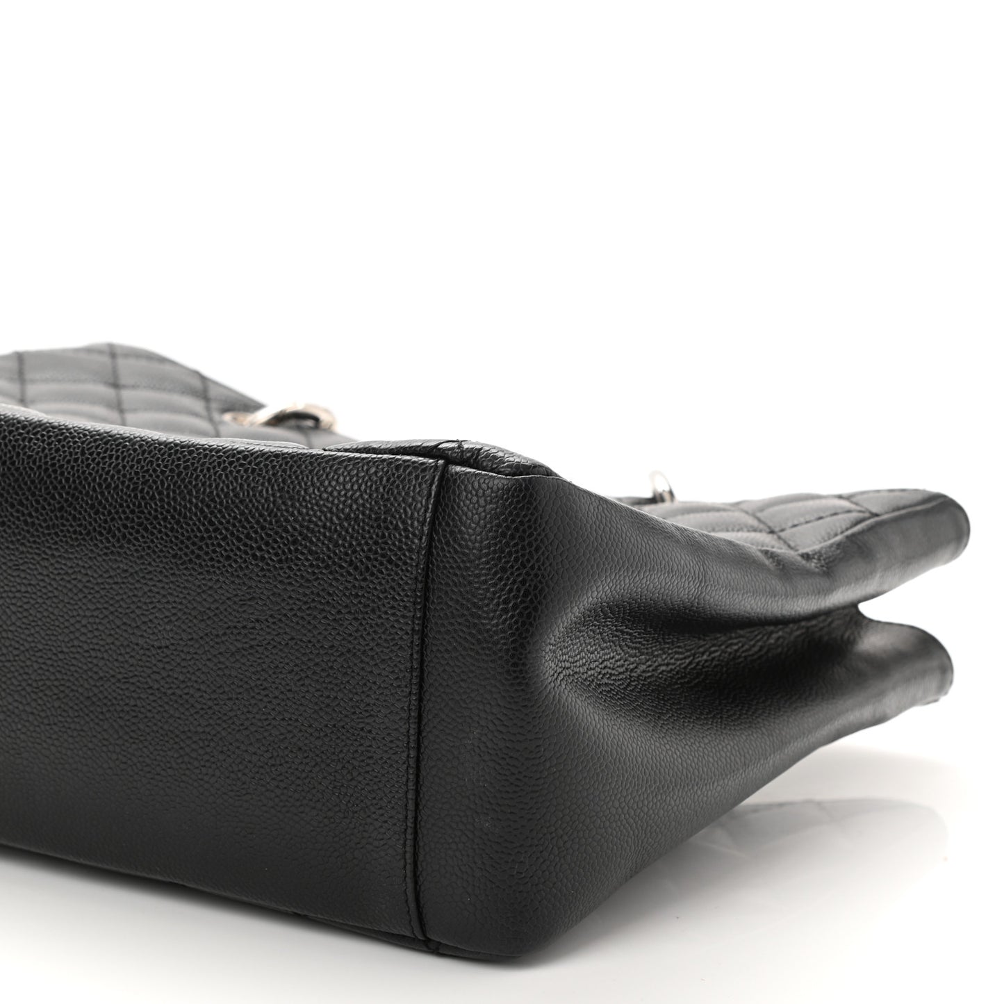 Caviar Quilted Grand Shopping Tote GST Black