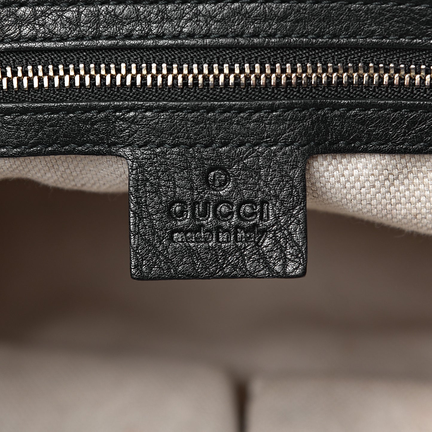 Pebbled Calfskin Medium Soho Chain Shoulder Bag Black