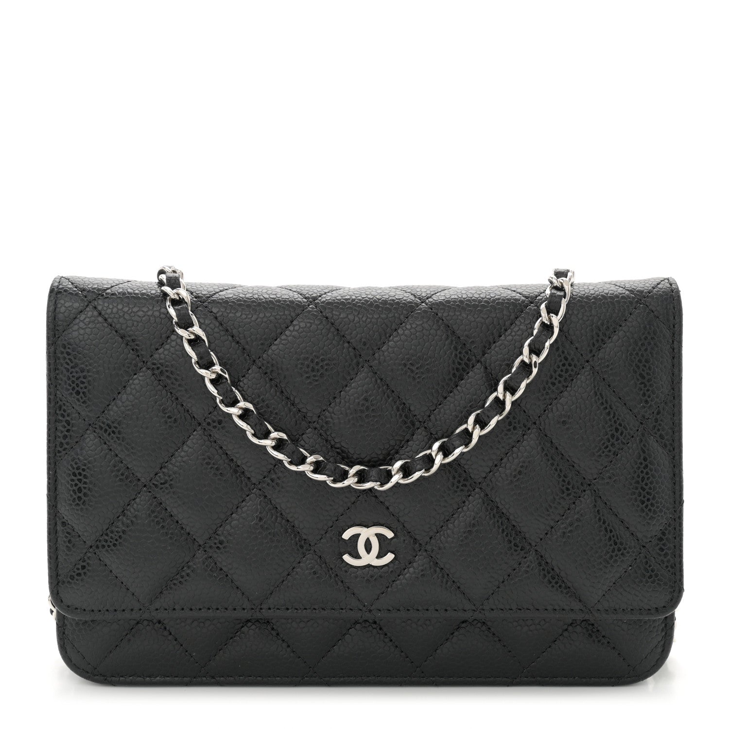 Chanel Caviar Quilted Wallet on Chain WOC Black 1 of 11
