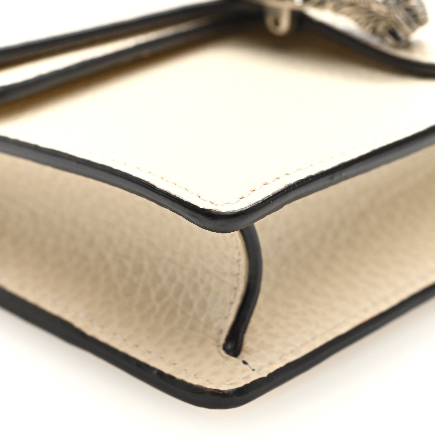 Gucci Dollar Calfskin Crystal Super Mini Dionysus Shoulder Bag Mystic White Black Diamond 8 of 10