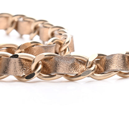 Chanel Metallic Lambskin CC Turnlock Chain Belt Gold 5 of 6