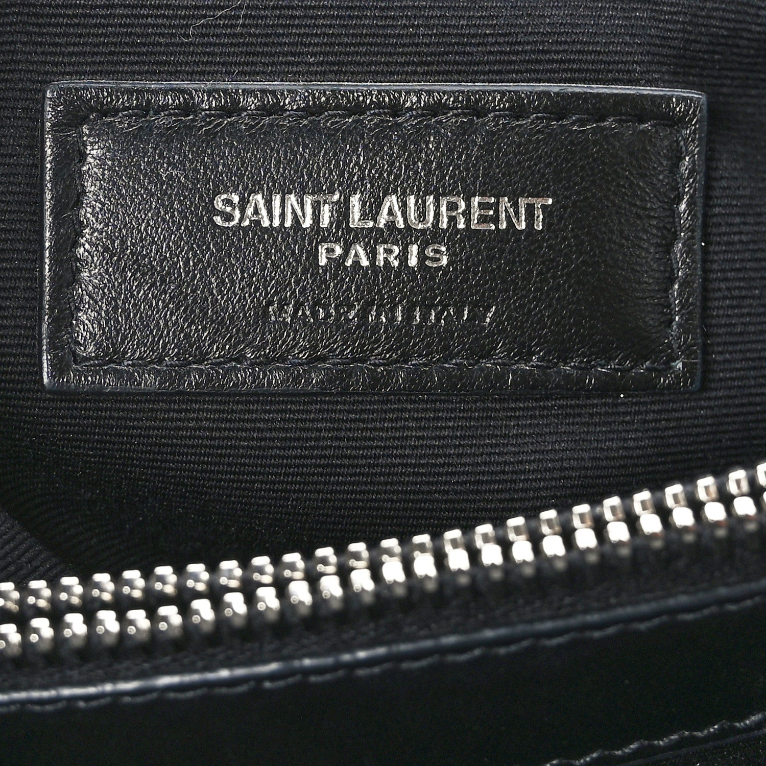 Saint Laurent Calfskin Y Quilted Monogram Medium Loulou Chain Satchel Black 6 of 10