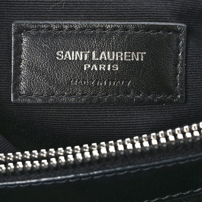 Saint Laurent Calfskin Y Quilted Monogram Medium Loulou Chain Satchel Black 6 of 10