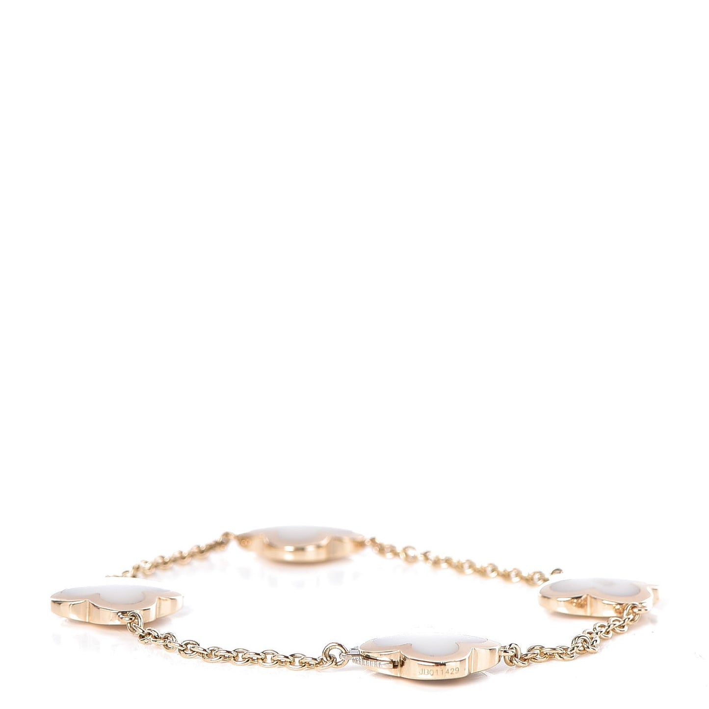 18K Yellow Gold Mother of Pearl 4 Motifs Pure Alhambra Bracelet