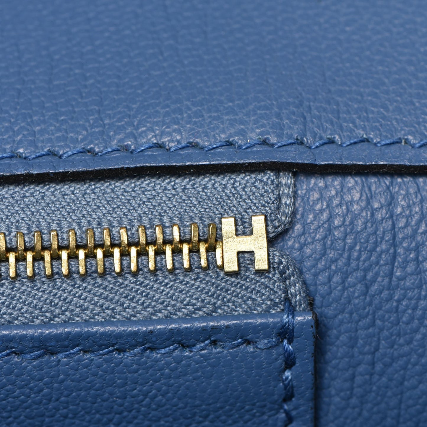 Epsom Birkin 35 Bleu Agate