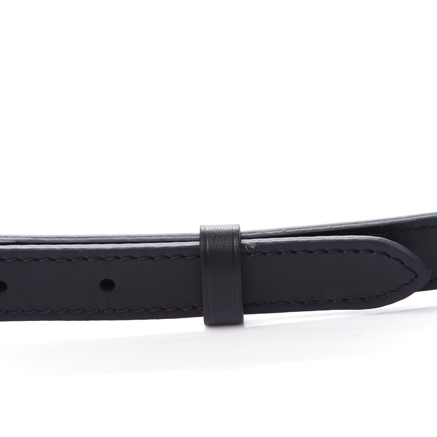 Louis Vuitton Calfskin 20mm Adjustable Shoulder Strap Black 5 of 5