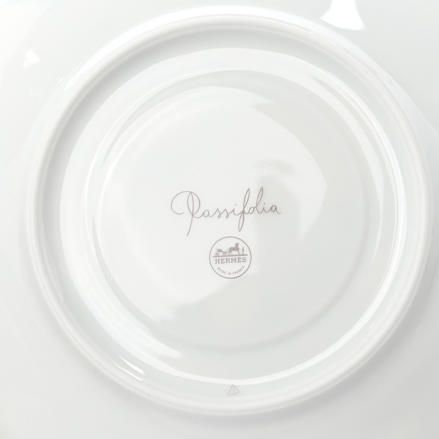 Hermes Porcelain Passifolia Tea Cup And Saucer Set Of 2 7 of 9