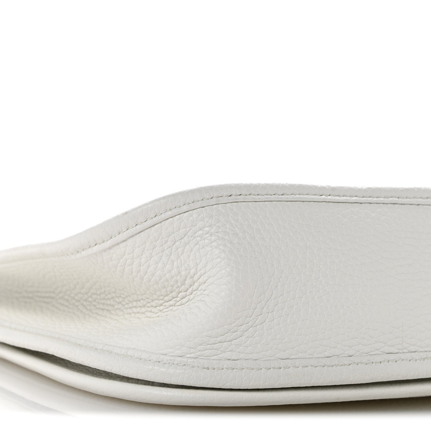 Hermes Taurillon Clemence EVELYNE III PM White 9 of 12