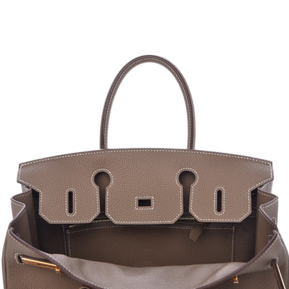 Hermes Togo Birkin 30 Etoupe 8 of 41