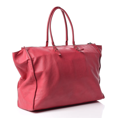 Balenciaga Veau Papier A4 Zip Around Tote Rouge Grenade 3 of 15