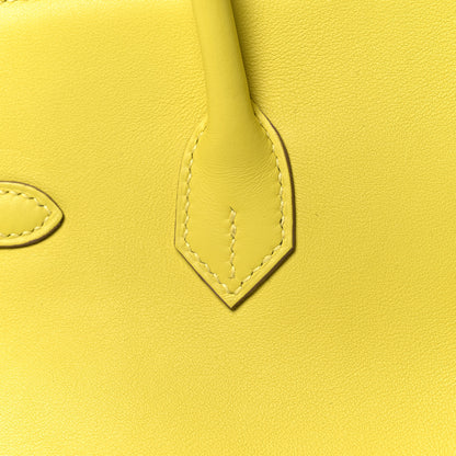 Hermes Swift Birkin 25 Lime 12 of 30