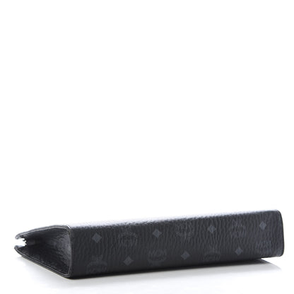 MCM Visetos Zip Pouch Black 4 of 10