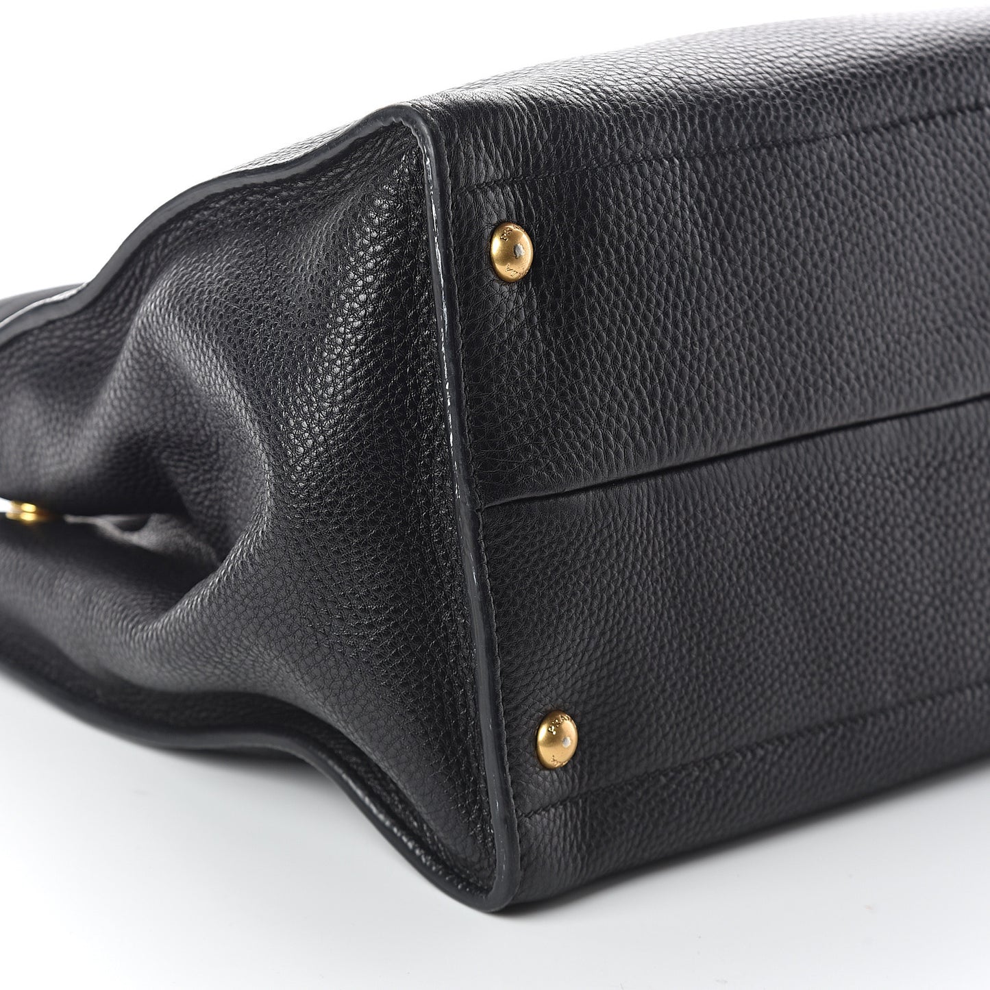 Vitello Daino Tote Black