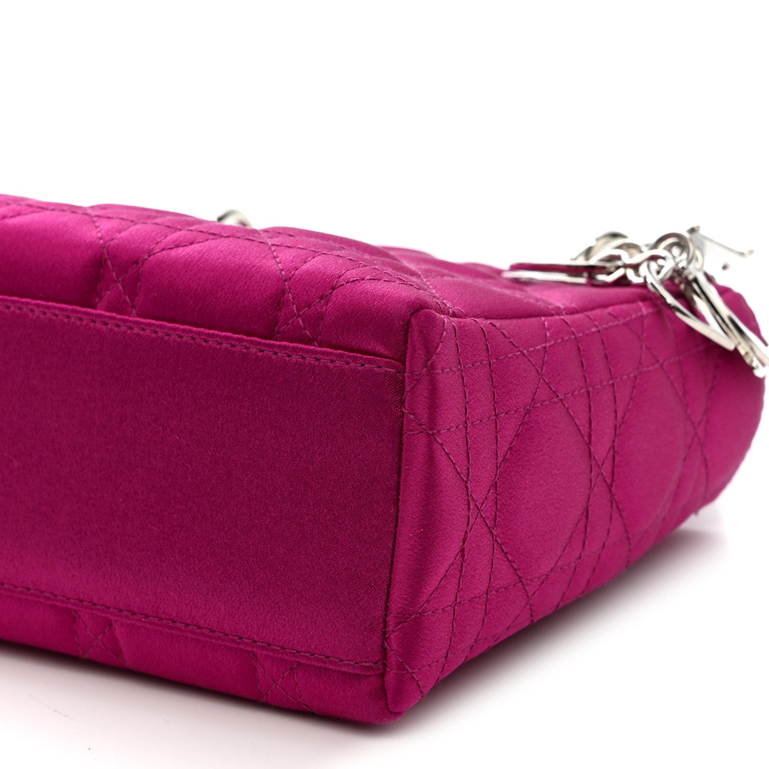Christian Dior Satin Cannage Mini Lady Dior Pink 10 of 10
