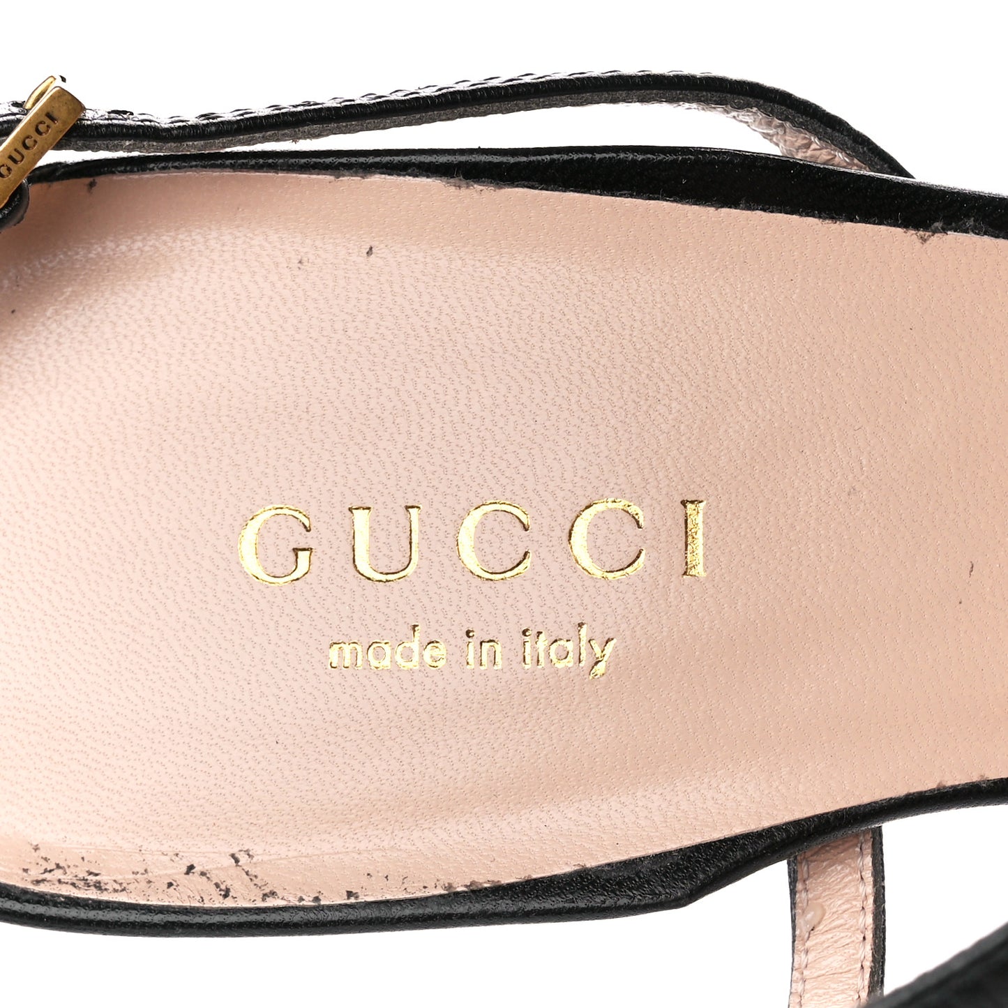 Nappa Victoria Strappy Horsebit Sandals 36 Black