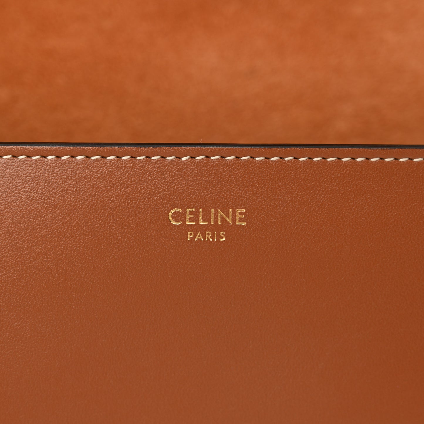 Smooth Calfskin Cuir Triomphe Folco Crossbody Bag Tan