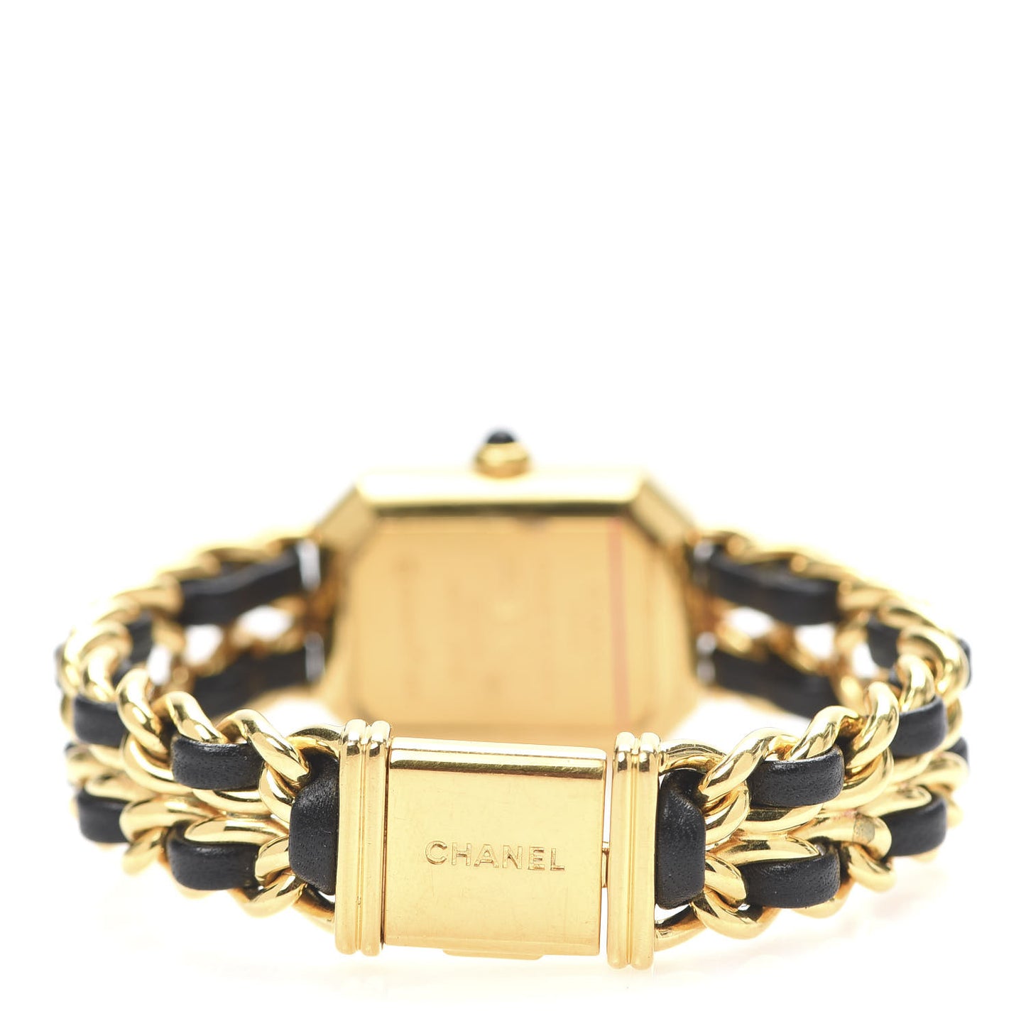 Stainless Steel Lambskin 20mm Chain Premiere Quartz Watch Gold M
