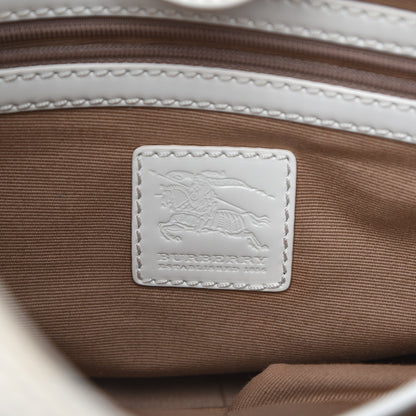 Burberry Patent Chain Hobo White 6 of 13