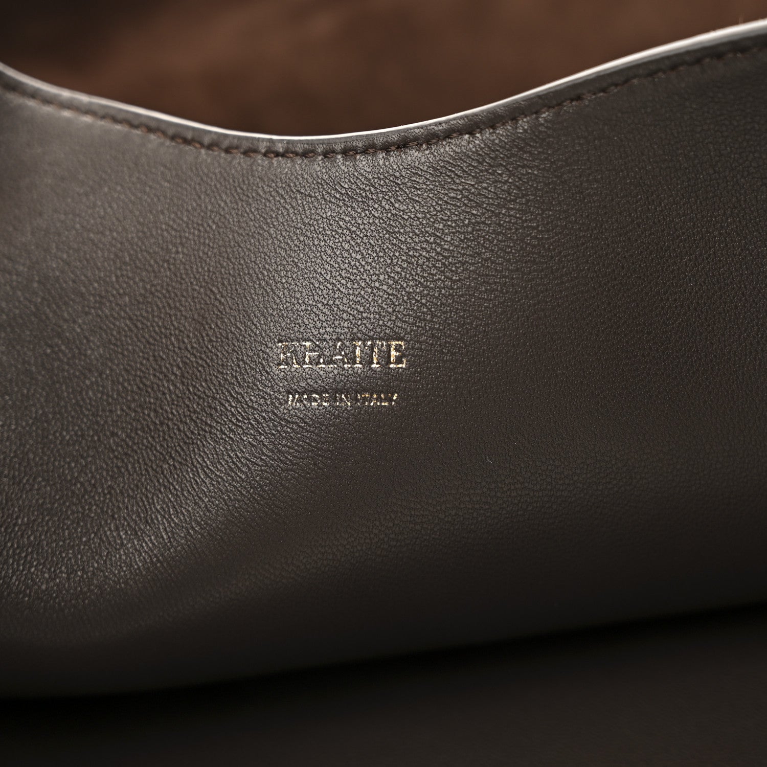 Khaite Suede Calfskin Medium Lotus Tote Coffee 7 of 10