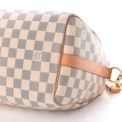 Louis Vuitton Damier Azur Speedy Bandouliere 25 10 of 15