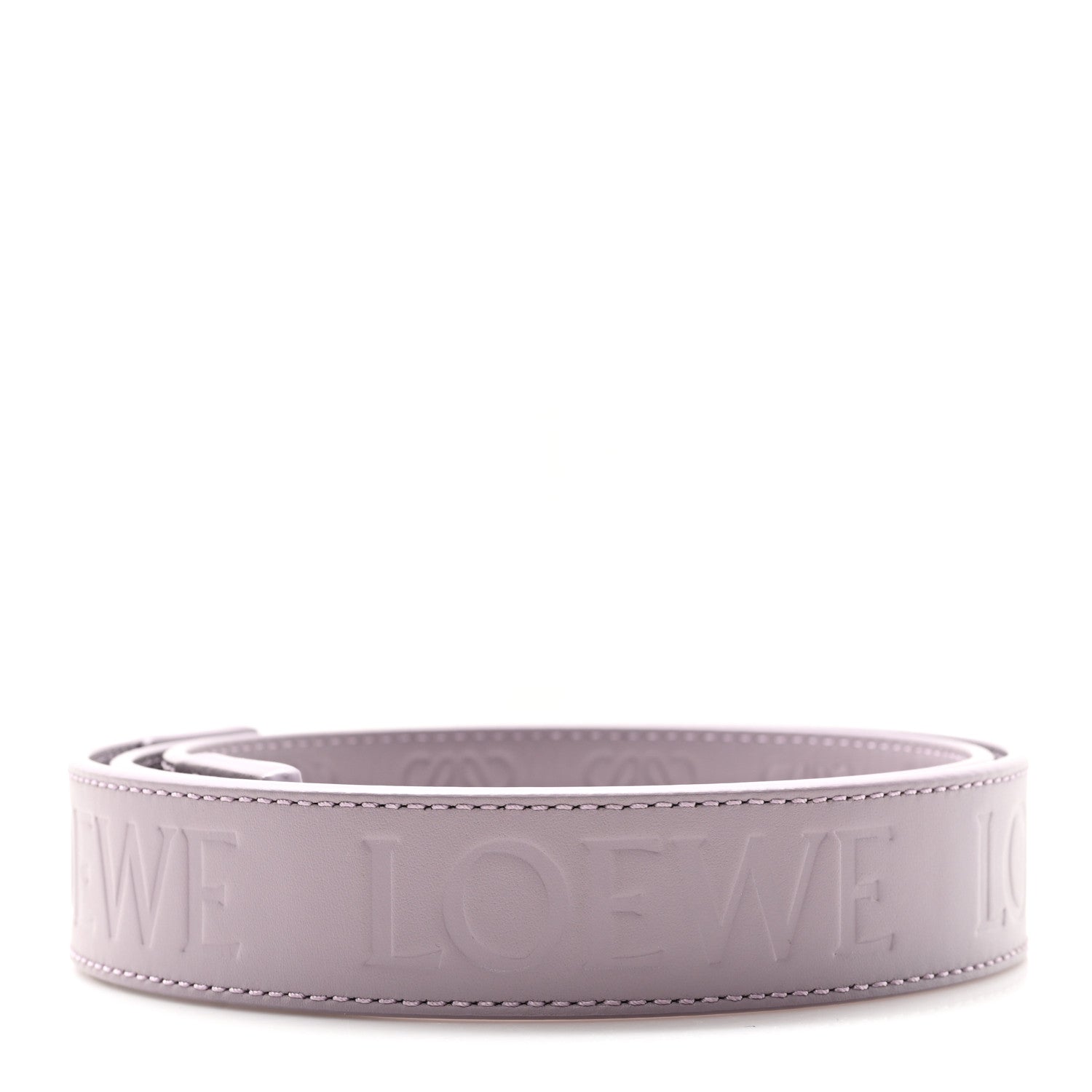 Loewe Satin Calfskin Embossed Anagram Strap Pale Aubergine Glaze 2 of 4
