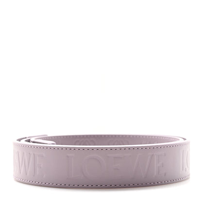 Loewe Satin Calfskin Embossed Anagram Strap Pale Aubergine Glaze 2 of 4