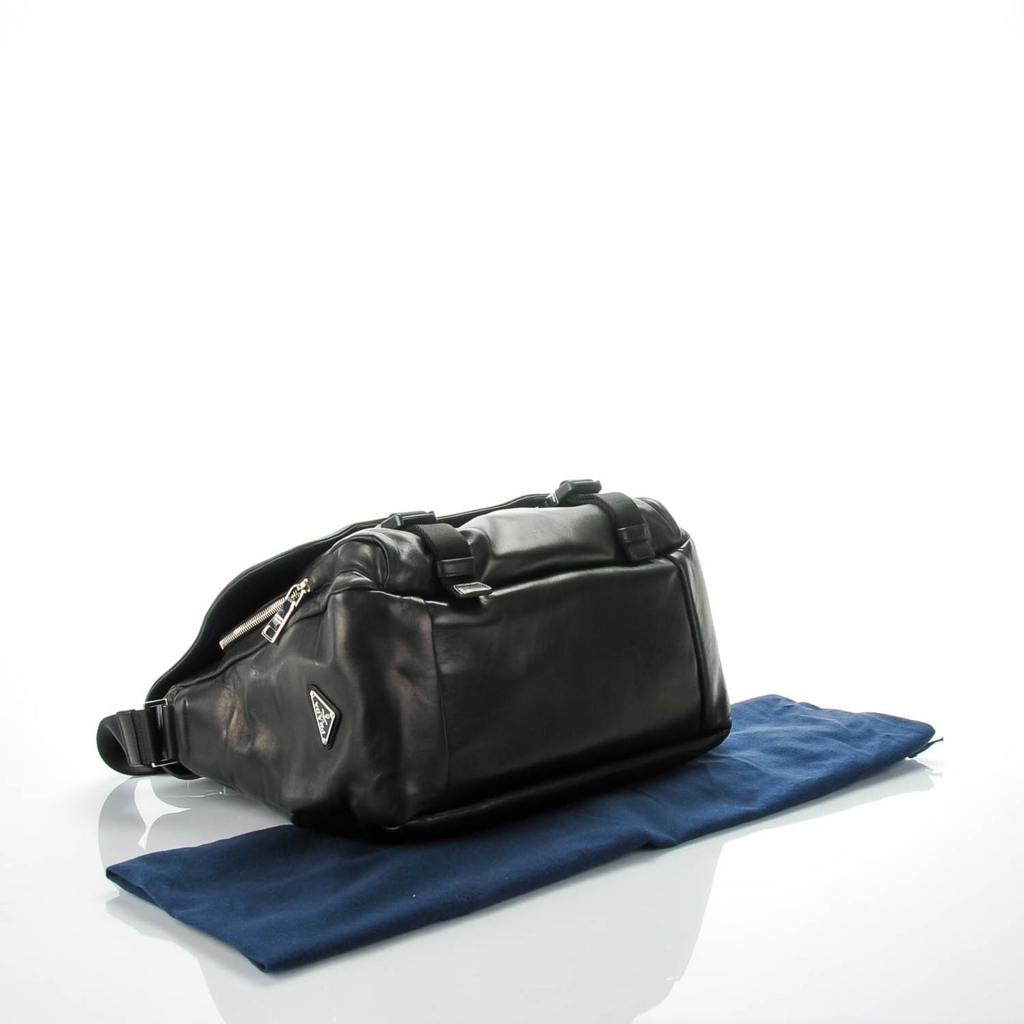 Nappa Messenger Bag Nero Black
