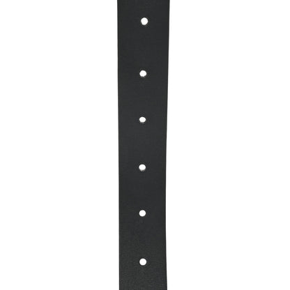 Chanel Calfskin CC Chain Vintage Allure Logo Belt 85 34 Black 4 of 5