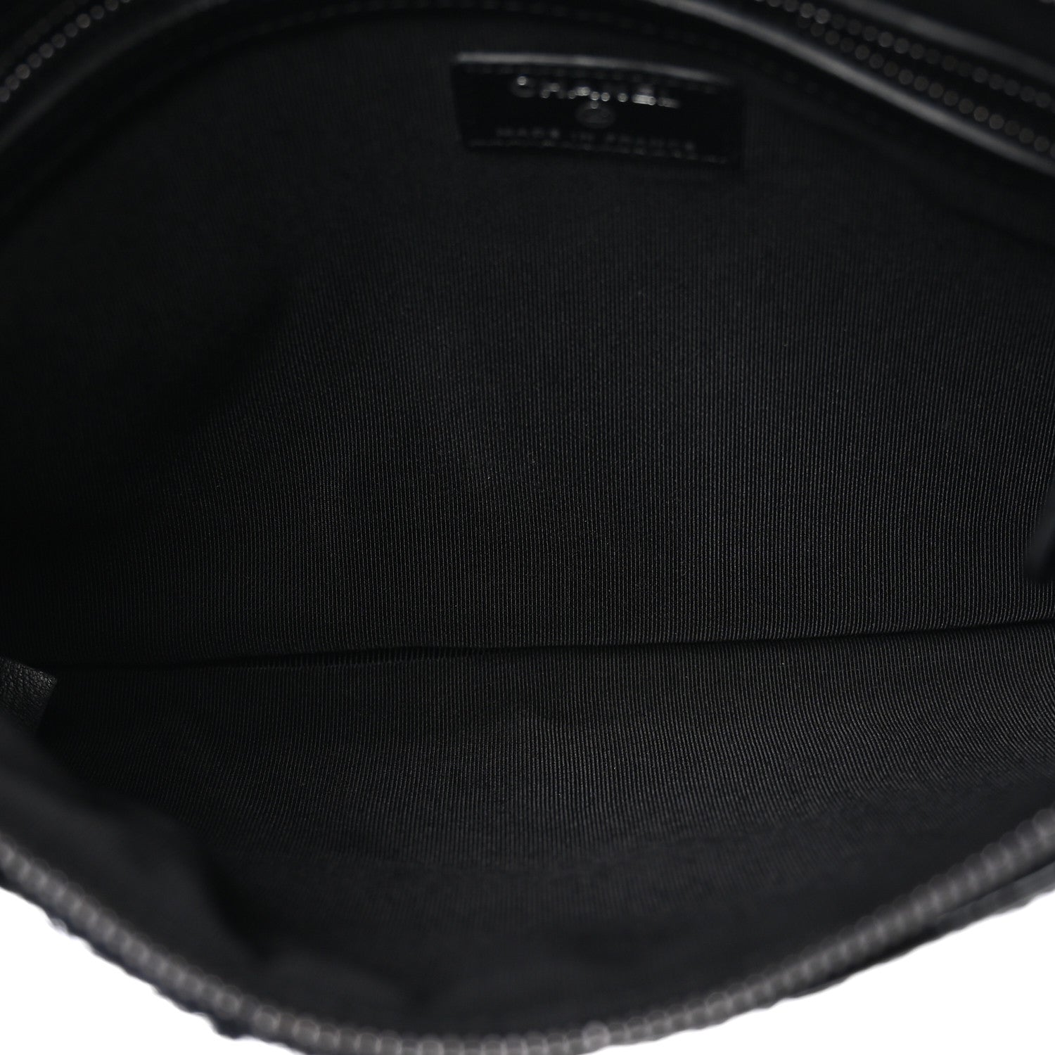 Chanel Tweed Patchwork Aged Calfskin Quilted Medium Cosmetic Case Black 5 of 10