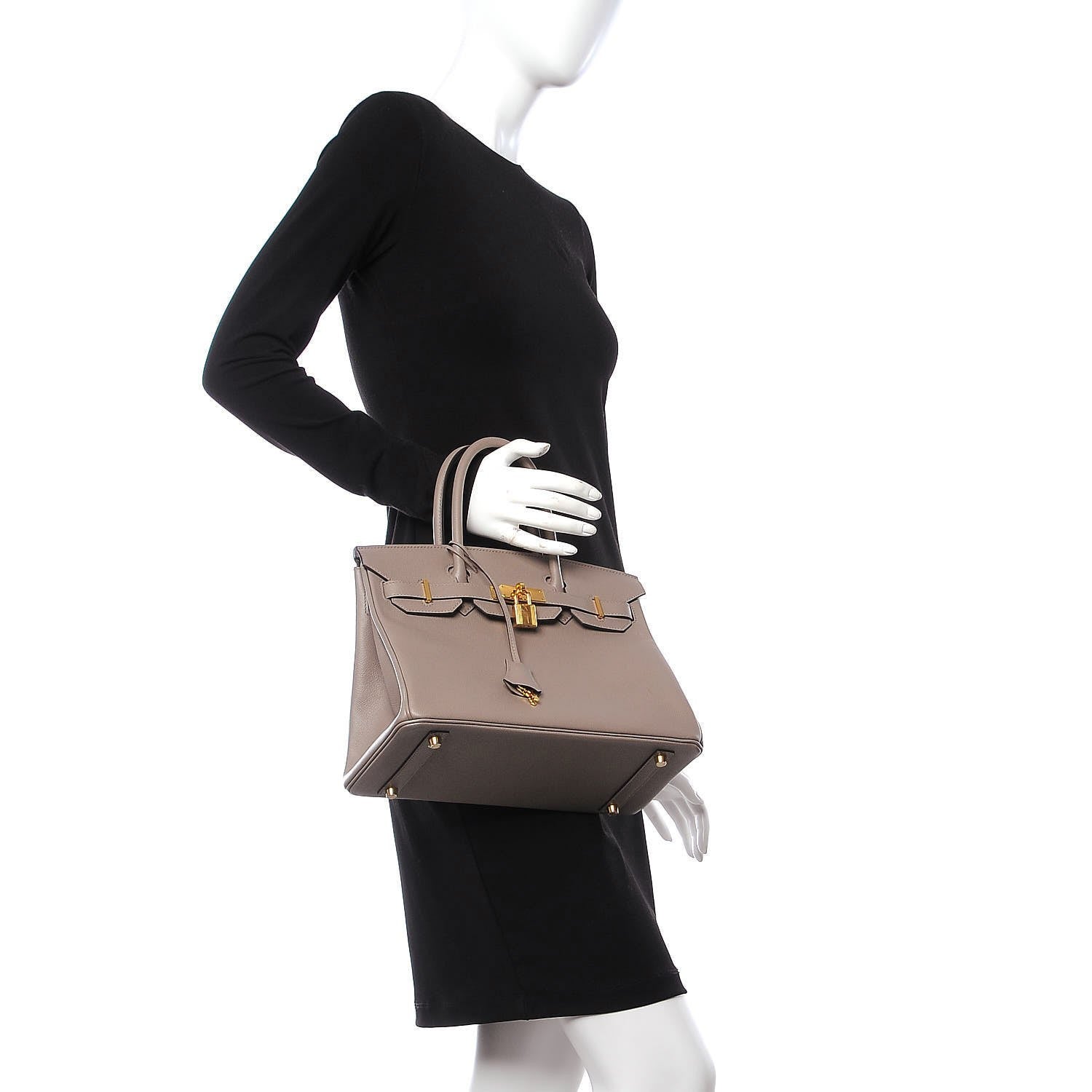Hermes Epsom Birkin 30 Gris Asphalte 2 of 11