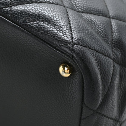 Chanel Caviar Quilted CC Timeless Soft Tote Black 11 of 11