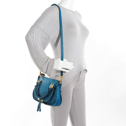 Chloe Calfskin Mini Marcie Satchel Laguna Blue 2 of 9