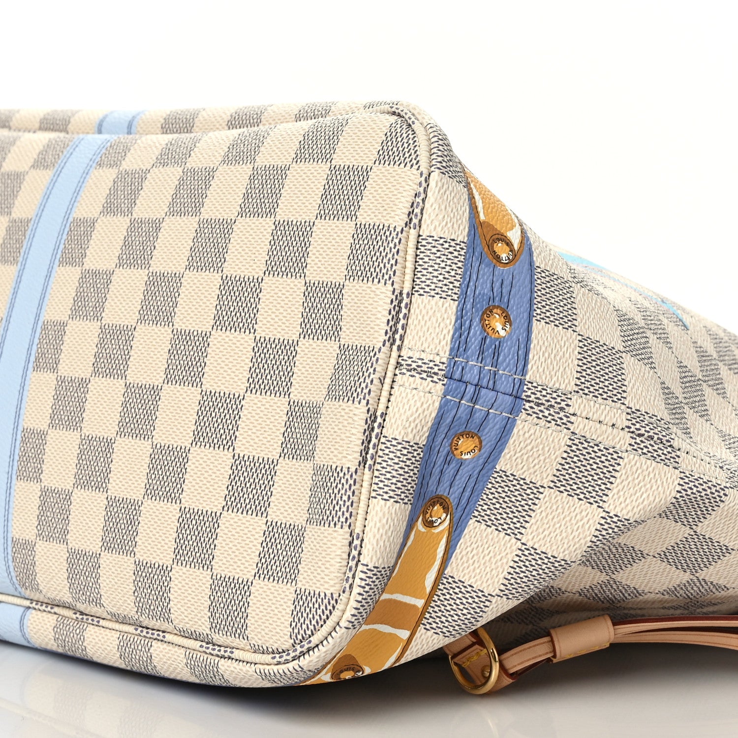 Louis Vuitton Damier Azur Summer Trunks Neo Neverfull MM 9 of 9