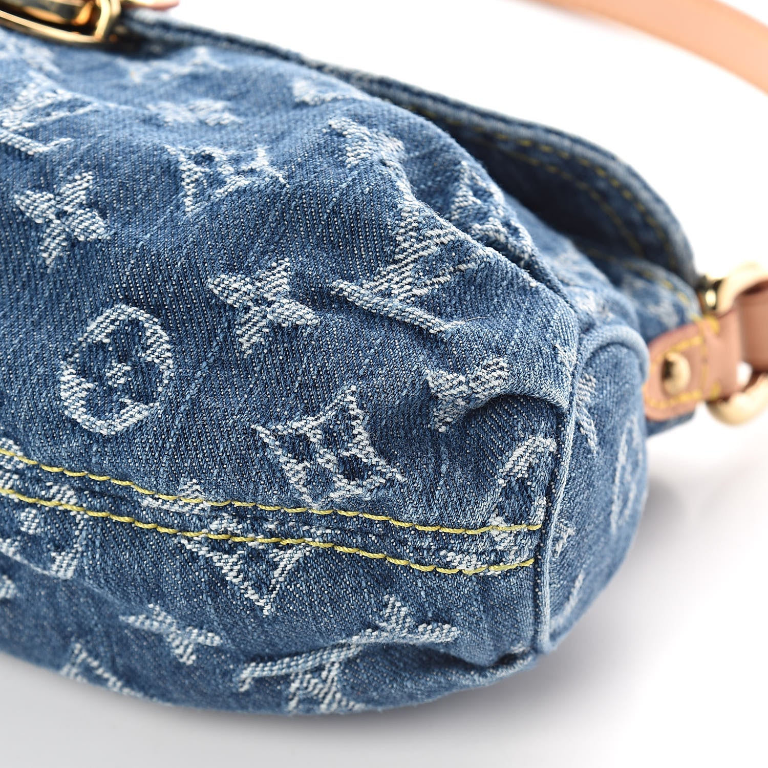Louis Vuitton Monogram Denim Mini Pleaty Blue 8 of 8