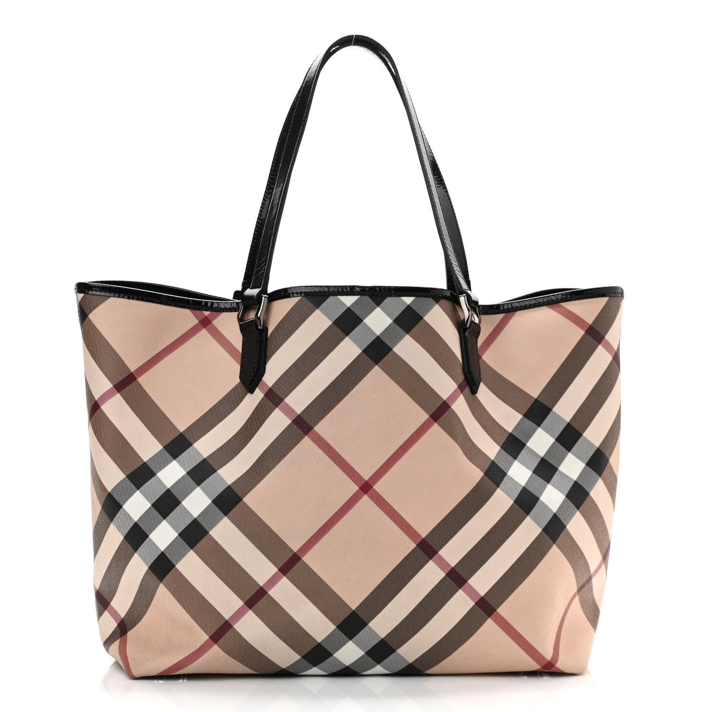 Supernova Check Large Nickie Tote Black