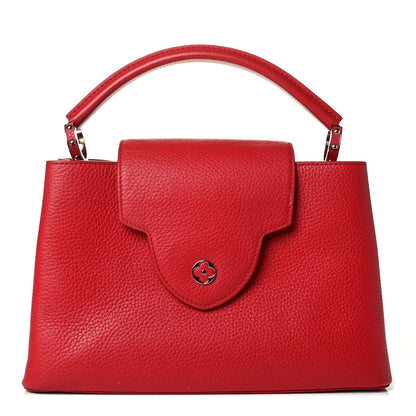 Louis Vuitton Taurillon Capucines PM Rubis 1 of 7
