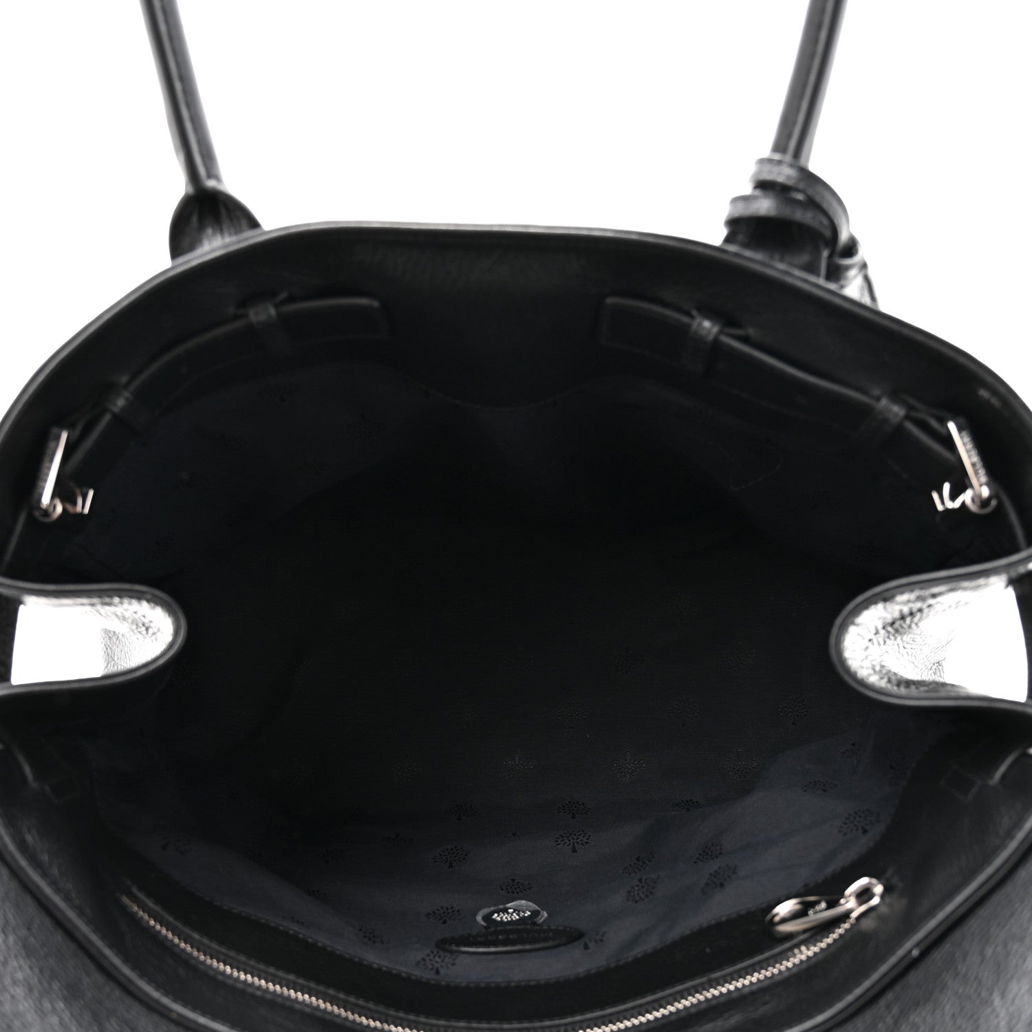 Mulberry Small Classic Grain Bayswater Black 5 of 9