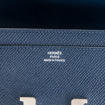 Hermes Epsom Constance Long Wallet Bleu Saphir 6 of 6