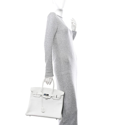 Hermes Togo Birkin 35 White 2 of 17