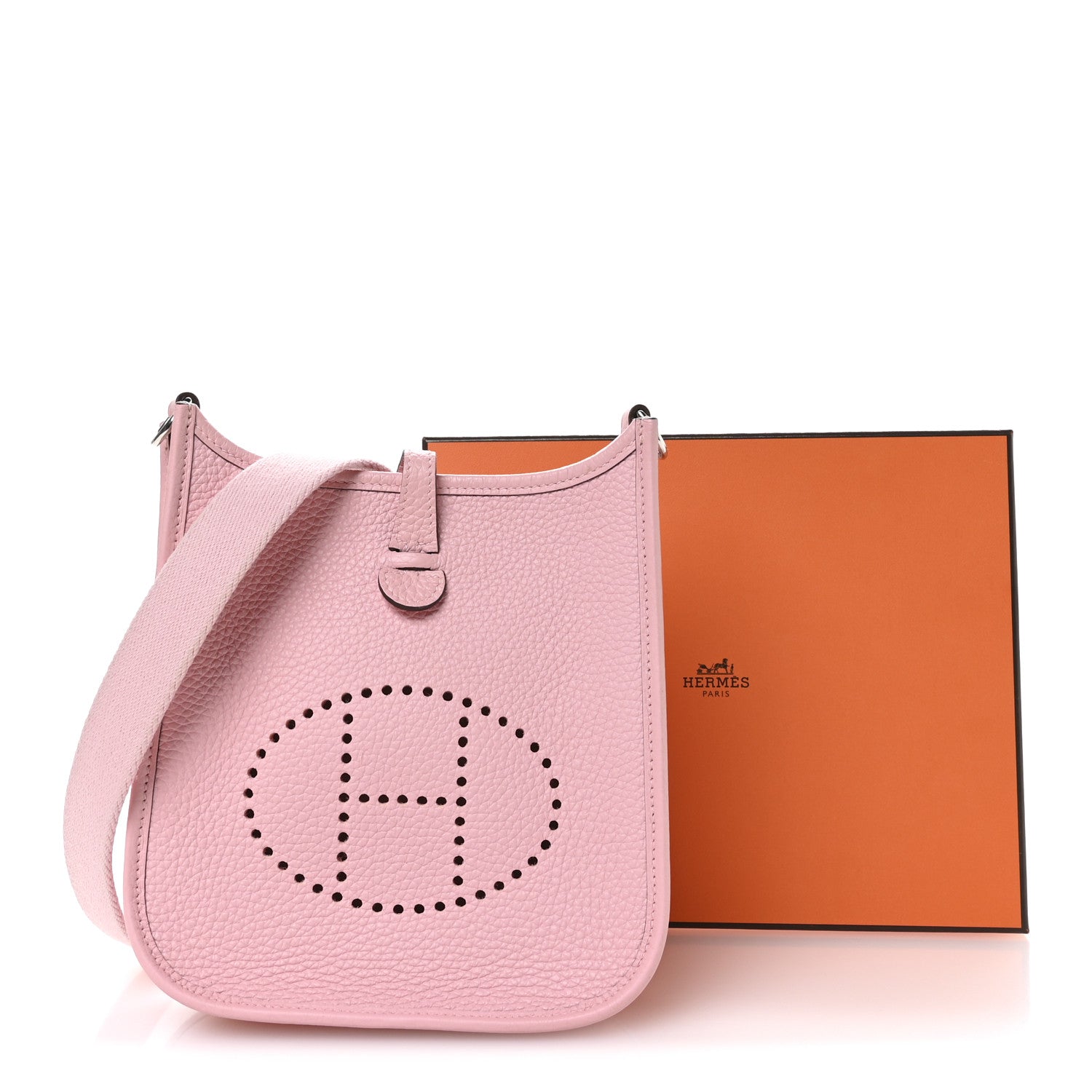 Hermes Taurillon Clemence Evelyne TPM Rose Sakura 11 of 11