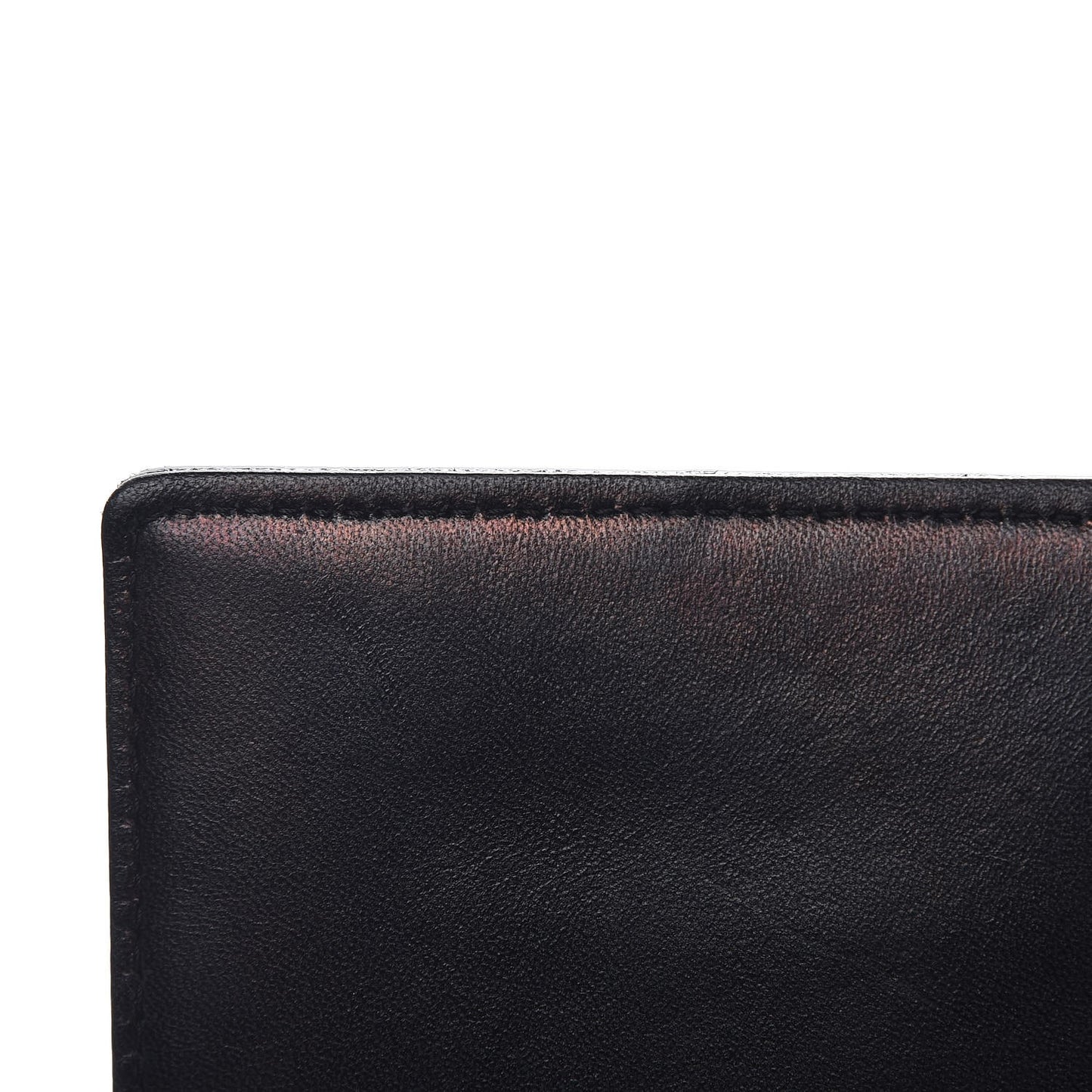 Crackled Deerskin Medium Diorama Flap Bag Black
